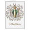 Virgin Mary Religious Catholic Mass Offering Card