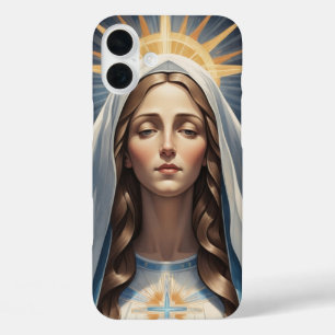 Virgin Mary Roman Catholic Sacred Devotional Gift iPhone 16 Plus Case