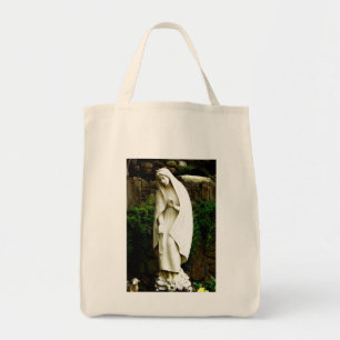 Virgin Mary Statue Tote Bag