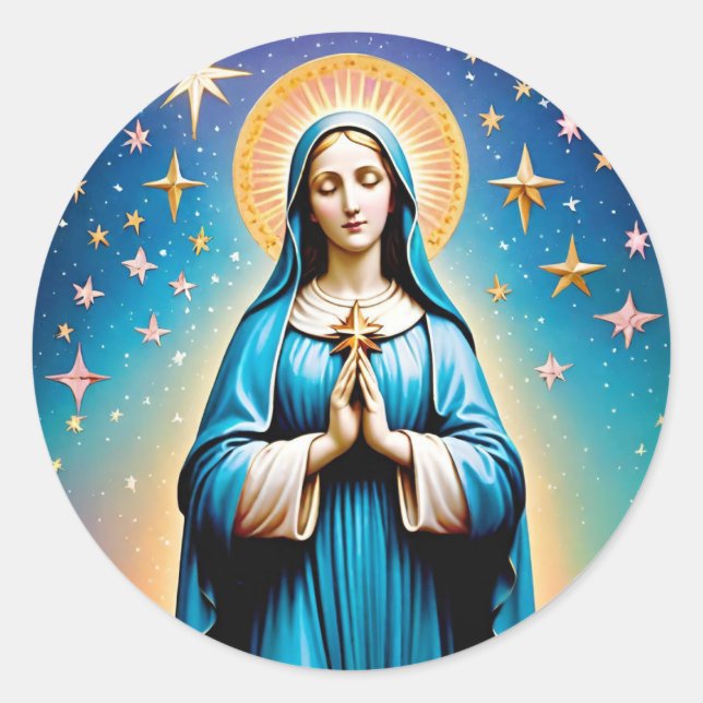Virgin Mary Sticker  (Front)