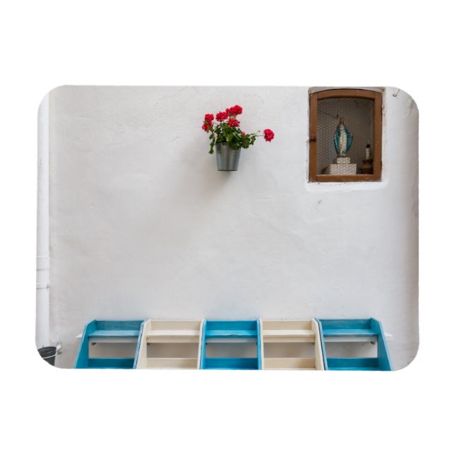 Virgin Mary street altar shrine magnet (Horizontal)