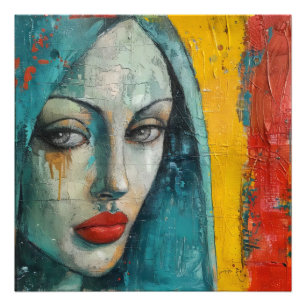 Virgin Mary Street Art Photo Print