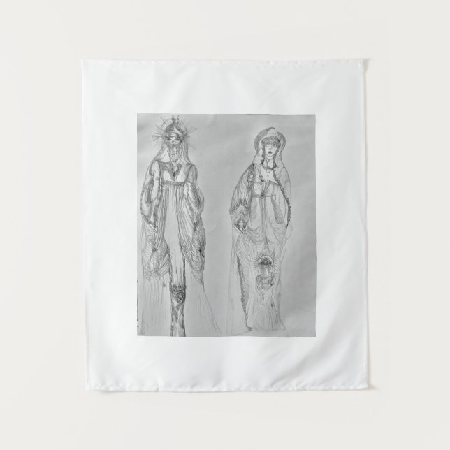 Virgin Mary tapestry wall art (Front)