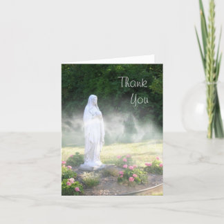 Virgin Mary Thank You Card