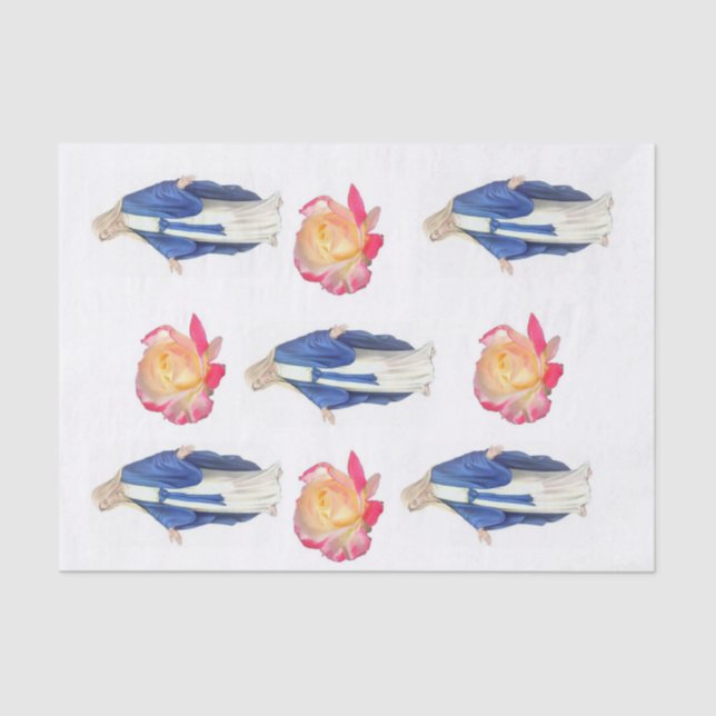 Virgin Mary tissue paper (Front)