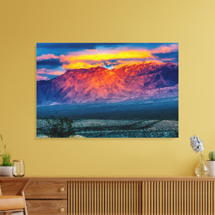 Virgin Mountains Sunset Canvas Print