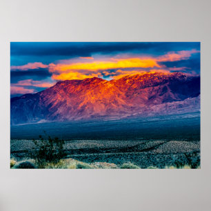 Virgin Mountains Sunset Poster