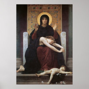 Virgin of Consolation – William Adolphe Bouguere Poster
