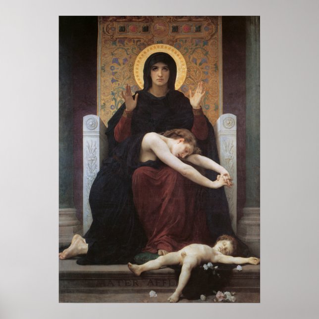Virgin of Consolation - William Adolphe Bouguereau Poster (Front)