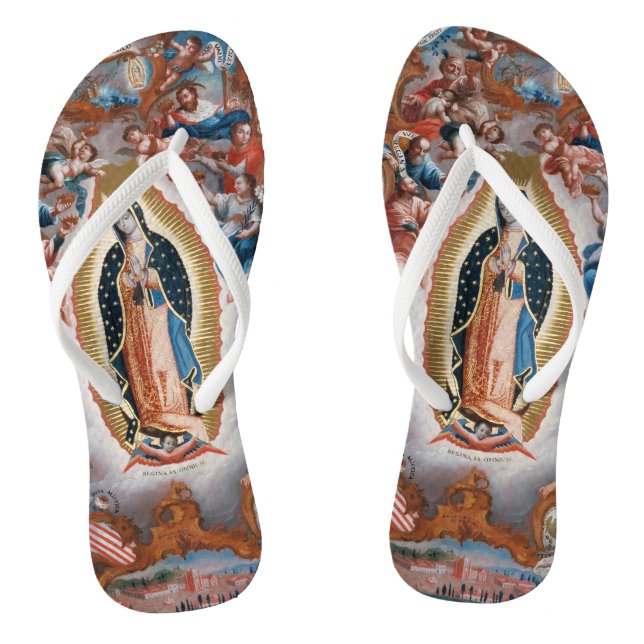 “Virgin of Guadalupe” art sandals (Footbed)