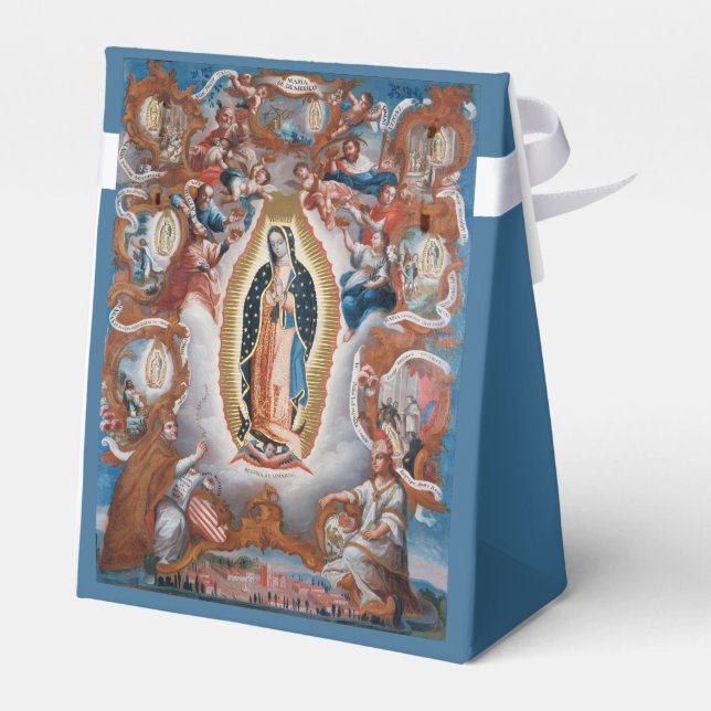 “Virgin of Guadalupe” custom favour box (Back Side)