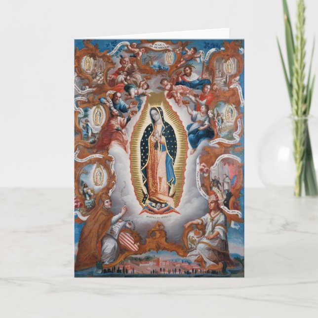 “Virgin of Guadalupe” greeting card (Front)