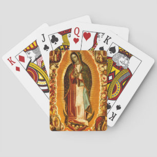 Virgin of Guadalupe Our Lady Mother Mary Playing Cards