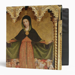 Virgin of Misericordia, detail of central Binder