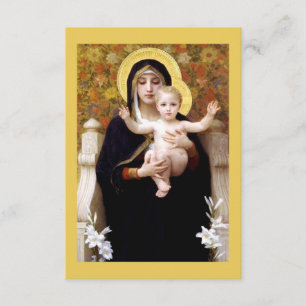 Virgin of the Lilies Enclosure Card