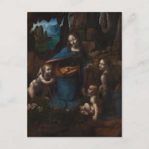 Virgin of the Rocks by Leonardo da Vinci Postcard