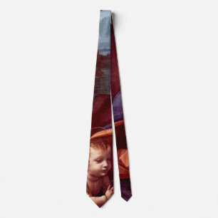 Virgin of the Rocks by Leonardo da Vinci Tie