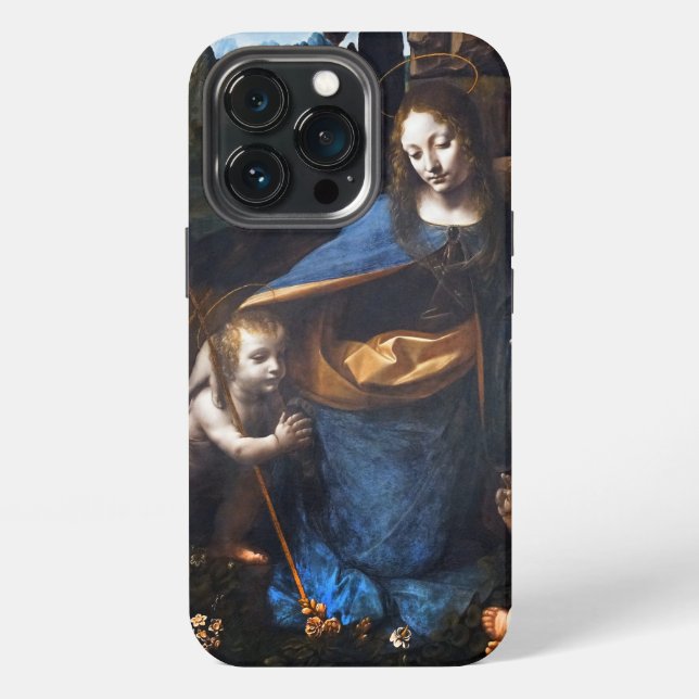 Virgin Of The Rocks  iPhone Case (Back)