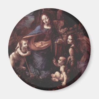 Virgin of the Rocks Magnet