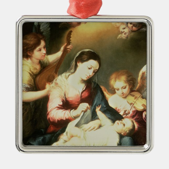 Virgin of the Swaddling Clothes Metal Ornament (Front)