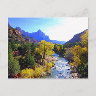 Virgin River, Sion, Utah, Carte postale