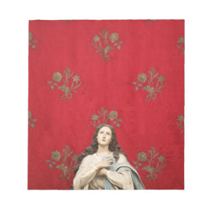 Virgin statue in a Spaccanapoli church, Naples Notepad