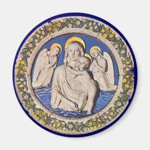 VIRGIN WITH CHILD AND ANGELS MAGNET