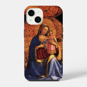 VIRGIN WITH CHILD AND SAINTS ,blue black iPhone 14 Case