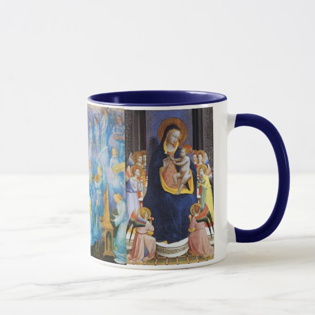 VIRGIN WITH CHILD - CONCERT OF ANGELS MUG (Right)