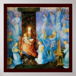 VIRGIN WITH CHILD - CONCERT OF ANGELS POSTER