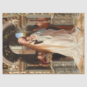 VIRGIN WITH CHILD ,MUSICAL ANGELS CHRISTMAS TISSUE PAPER