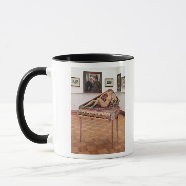 Virginals, painted by Roger Fry Mug (Left)