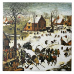 virginia5050 tile<br><div class="desc">Fine art painting by Pieter the Elder,  Census at Bethlehem</div>