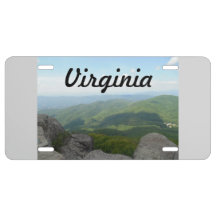 Virginia Aluminum License Plate
