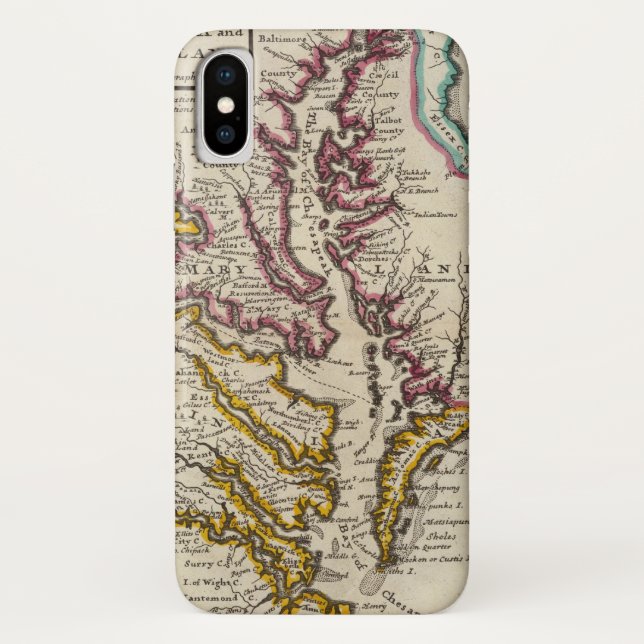 Virginia and Maryland Case-Mate iPhone Case (Back)