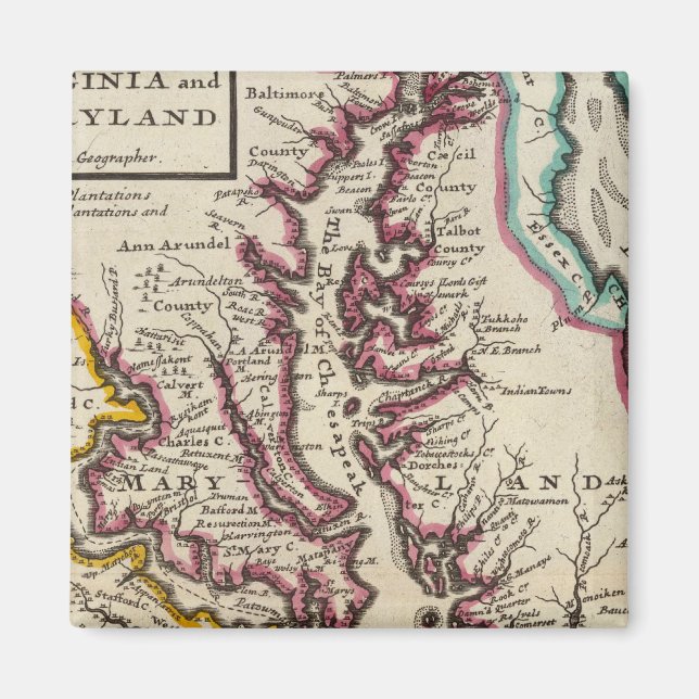 Virginia and Maryland Magnet (Front)