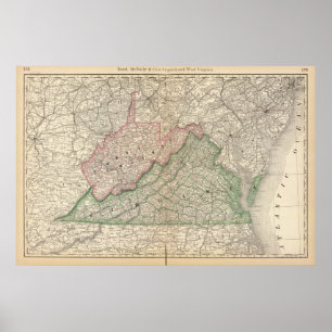 Virginia and West Virginia 2 Poster