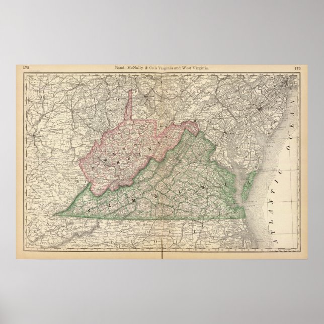 Virginia and West Virginia 2 Poster (Front)