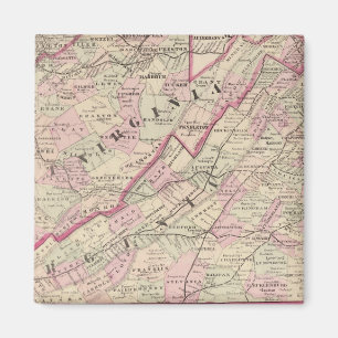 Virginia and West Virginia Magnet