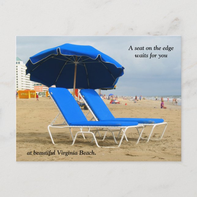 Virginia Beach Awaits Postcard (Front)
