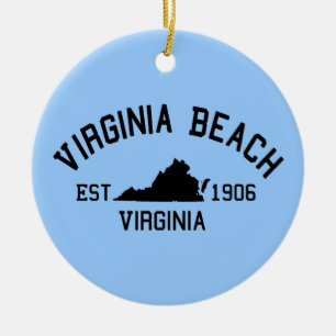 Virginia Beach. Ceramic Ornament