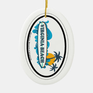 Virginia Beach. Ceramic Ornament
