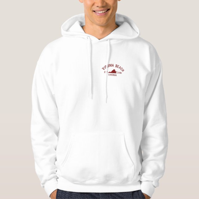 Virginia Beach. Hoodie (Front)