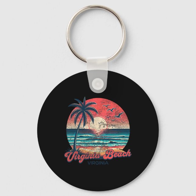 Virginia Beach  Keychain (Front)