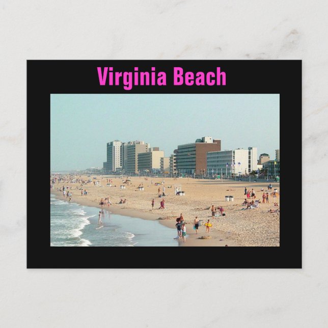 Virginia Beach postcard (Front)