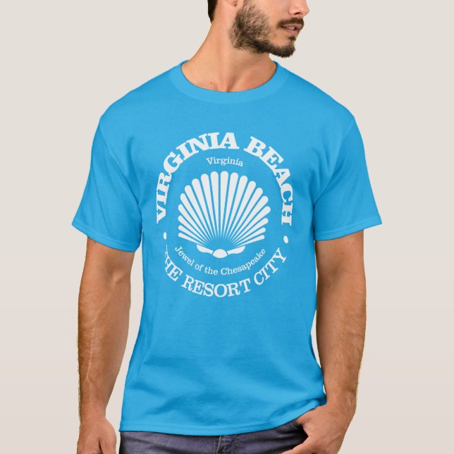 Virginia Beach (seashell) T-Shirt (Front)