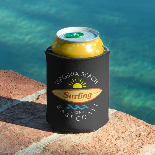 Virginia Beach Surfing Can Cooler (In Situ Pool)