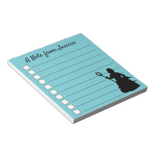 Virginia Beach, VA Neptune Statue Ocean Nautical Notepad