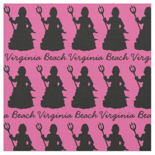 Virginia Beach VA Neptune Statue Sculpture Fabric