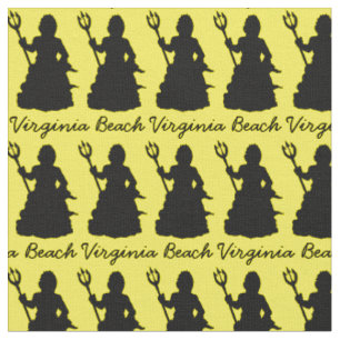 Virginia Beach VA Neptune Statue Sculpture Fabric